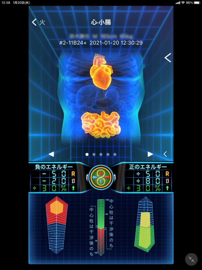 体験センタースペクトル干渉