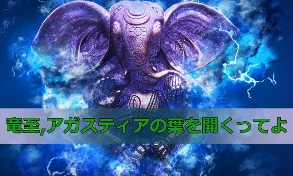 竜至,アガスティアの葉を開くってよ