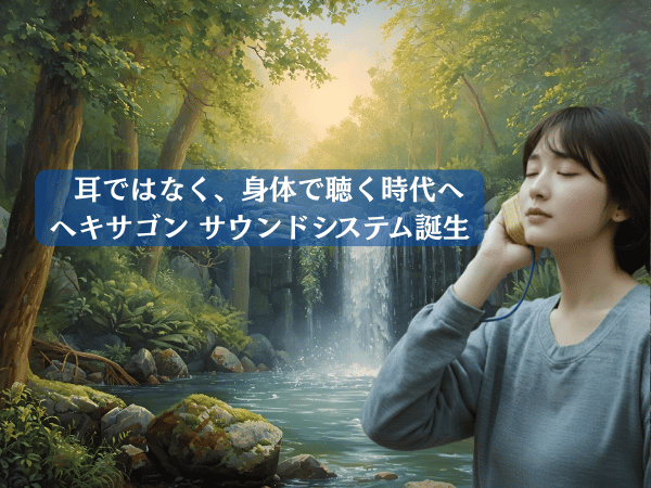 耳ではなく、身体で聴く時代へ ヘキサゴンサウンドシステム誕生