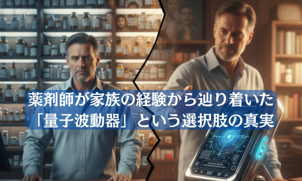 薬剤師が家族の経験から辿り着いた「量子波動器」という選択肢の真実