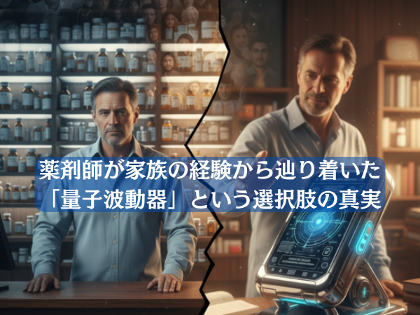 薬剤師が家族の経験から辿り着いた「量子波動器」という選択肢の真実